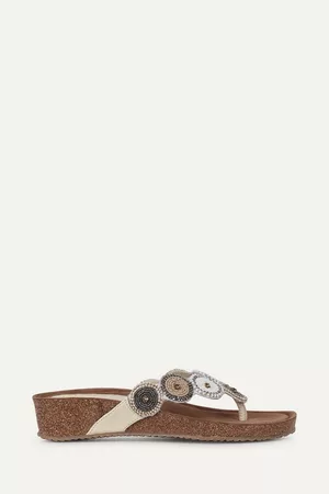 Lazamani Dames Slippers - Slipper Offwhite 75455