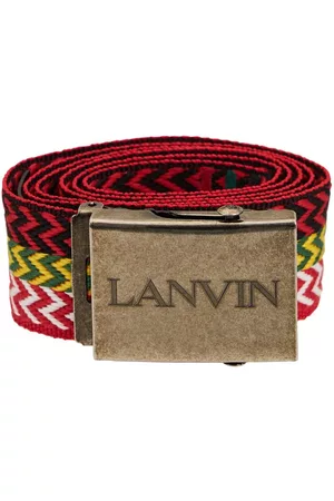 LANVIN Curb Webbing Belt