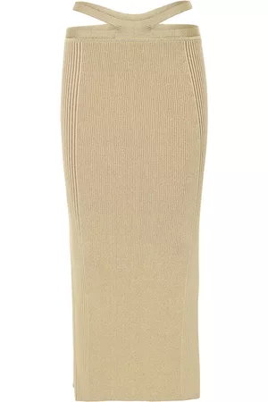 Jonathan Simkhai Orion Compact Rib Knit Midi Skirt