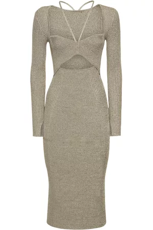 Jonathan Simkhai Danika Marled Compact Rib Midi Dress