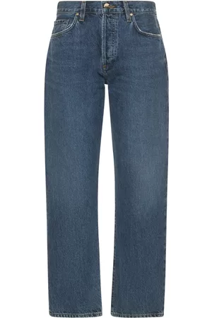 Goldsign Wallis Mid Rise Straight Cotton Jeans