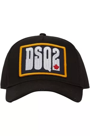 Dsquared2 D2 Cotton Gabardine Baseball Cap