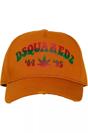 Dsquared2 D2 Smoke & Choke Cotton Gabardine Cap