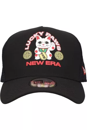 New Era Lucky Cat Printed Trucker Hat
