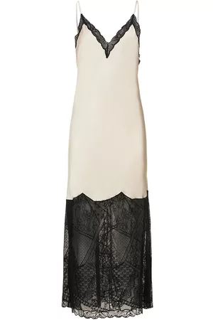 Jonathan Simkhai Dames Midi jurken - Trish Patchwork Lace Combo Midi Dress