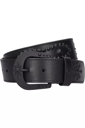 HTC Heren Riemen - 4cm Mirage Studded Leather Belt