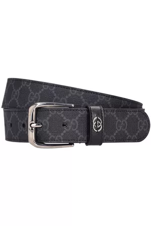 Gucci Heren Riemen - 3.5cm Gg Supreme Cotton Blend Belt