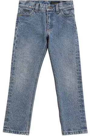 Dolce & Gabbana Meisjes Jeans - Stonewashed Cotton Jeans