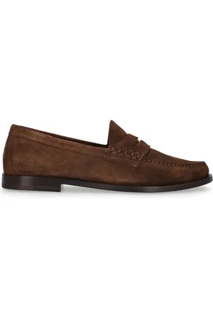 Burberry Rupert Suede Leather Loafers