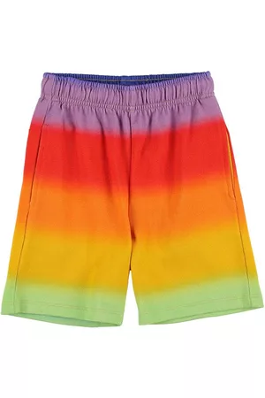 Molo Meisjes Shorts - Rainbow Print Organic Cotton Shorts