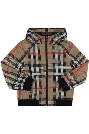 Burberry Check Print Nylon Jacket