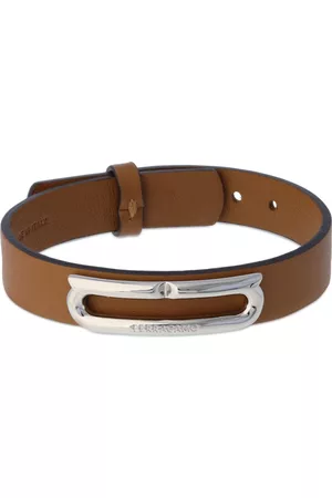 Salvatore Ferragamo Heren Leren Armbanden - Gancio Max Leather Bracelet