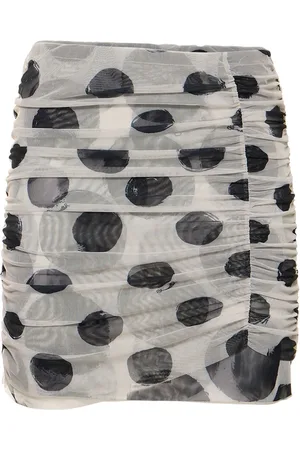 SIMON MILLER Sissel Printed Mesh Mini Skirt