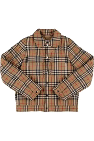 Burberry Check Print Nylon Jacket