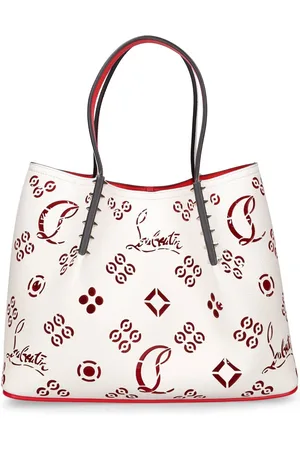 Christian Louboutin Small Cabarock Leather Tote Bag
