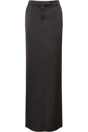 GIUSEPPE DI MORABITO Tailored Satin Long Skirt