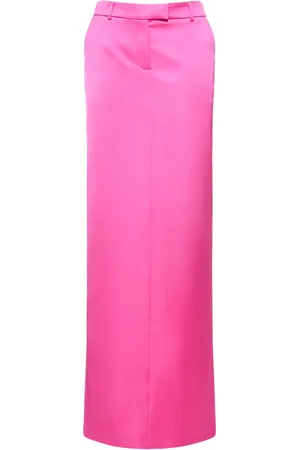 GIUSEPPE DI MORABITO Tailored Satin Long Skirt