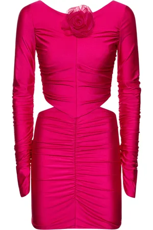 GIUSEPPE DI MORABITO Shiny Stretch Jersey Mini Dress