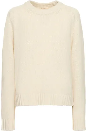 Khaite Mae Cashmere Crewneck Sweater