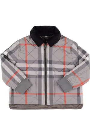 Burberry Check Print Quilted Nylon Puffer Jacket