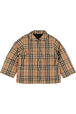 Burberry Check Print Quilted Nylon Down Jacket