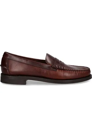 SEBAGO Classic Dan Waxed Leather Loafers