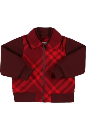 Burberry Check Print Full-zip Nylon Jacket
