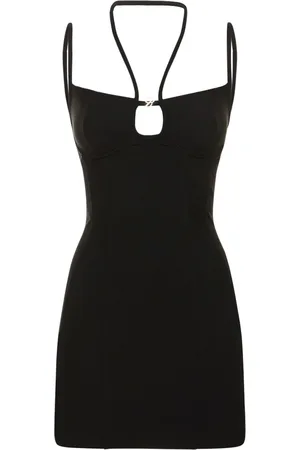 BLUMARINE Viscose Jersey Sleeveless Mini Dress