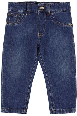 VERSACE Cotton Denim Jeans