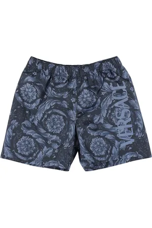 VERSACE Baroque Print Nylon Swim Shorts