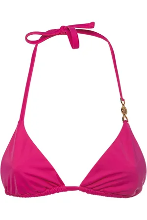 VERSACE Medusa Lycra Triangle Bikini Top