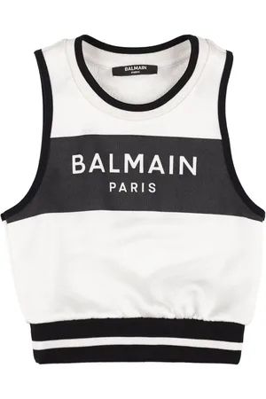 Balmain Recycled Blend Cotton Sweat Top