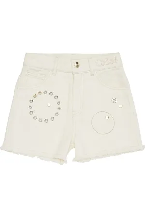 Chloé Studded Denim Shorts