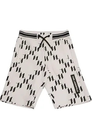 Karl Lagerfeld Cotton Twill Jogger Shorts
