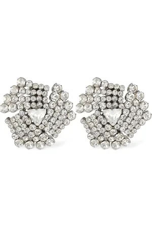 Alessandra Rich Crystal Stud Earrings