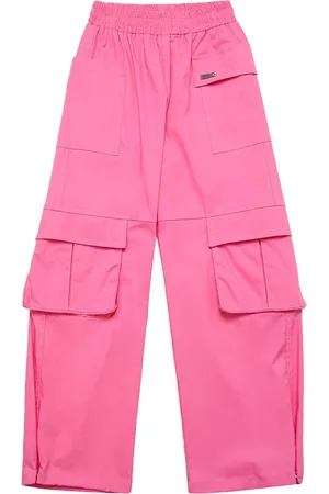 MONNALISA Cotton Blend Levantine Cargo Pants