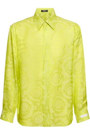 VERSACE Barocco Viscose & Silk Shirt