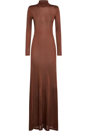 Tom Ford Compact Slinky Viscose Long Dress