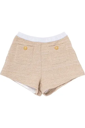 Balmain Cotton Bouclé Shorts