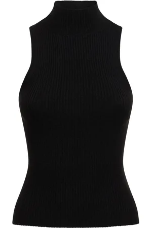 Reformation Farrah Turtleneck Cashmere Tank Top