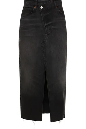 Reformation Nila Denim Long Skirt