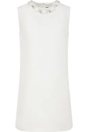 VERSACE Silk Blend Duchesse Mini Dress