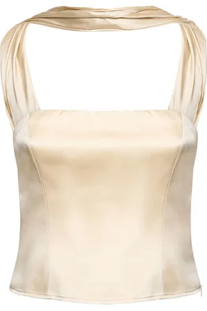 Reformation Sallie Silk Top
