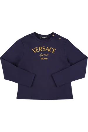 VERSACE Embroidered Logo Sweatshirt