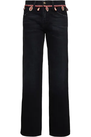 Alanui Inner Energy Straight Denim Pants