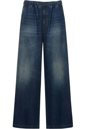 VALENTINO Loose Denim Drawstring Jeans