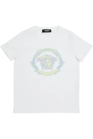 VERSACE Printed Cotton Jersey T-shirt