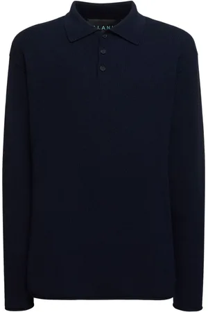 Alanui Cashmere & Cotton Knit L/s Polo