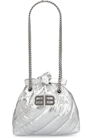 Balenciaga Xs Crush Quilted Leather Tote Bag