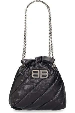 Balenciaga Xs Crush Quilted Leather Tote Bag